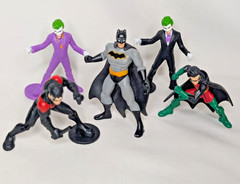 DC Comics BATMAN PVC Figures Joker Black Purple Suit Red Hood Robin Jason Todd