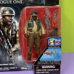 Star Wars Rogue One Lieutenant Sefla Figure 2016 Selfa Selfla Rebel Trooper 3.75