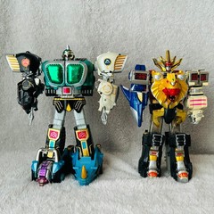 Bandai Japan DX Megazord Power Rangers Wild Force Sentai Gaoranger Gao King set