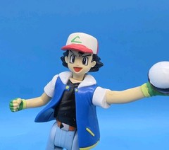 Pokemon Ash Ketchum & Misty Action Figure Vintage Nintendo Fast Shipping !!!