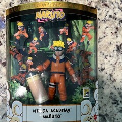 Mattel Ninja Academy Naruto Uzumaki Action Figure SDCC 2006 Orange/Blue 6+