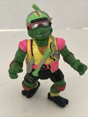 Vintage TMNT Sewer Spitting Cycling Raph Teenage Mutant Ninja Turtles Figure