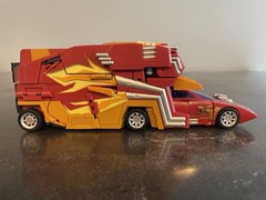 Transformers FansProject RODIMUS PRIME Parallax City Protector & Trailer Armor