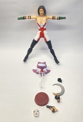 Shocker Toys Kabuki Assassin Figure Broken With Some Accessories Maxx Series