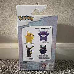 Jazwares Pokémon 30th Ann. Glitter Series 1 Pikachu Umbreon Gengar Morpeko