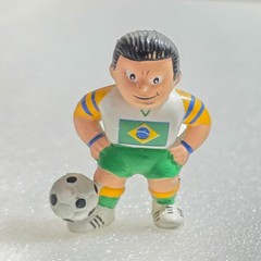 Lil’ Sports Brat Futbol Soccer Player Brazilian flag PVC Figure Vintage 1988 2″