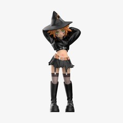 POPMART Peach Riot Witchy Punk Figures Vinyl Toy Gigi Poppy Frankie Witch Style