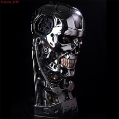 The Terminator T2 Arnold T800 1:1 Life-size Bust Endoskeleton Resin Statue Model