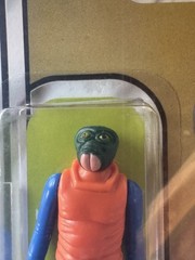 STAR WARS, RARE PINK TUSKS – 1979 WALRUS MAN – GRADED 70+, 21 BACK-B, KENNER MOC
