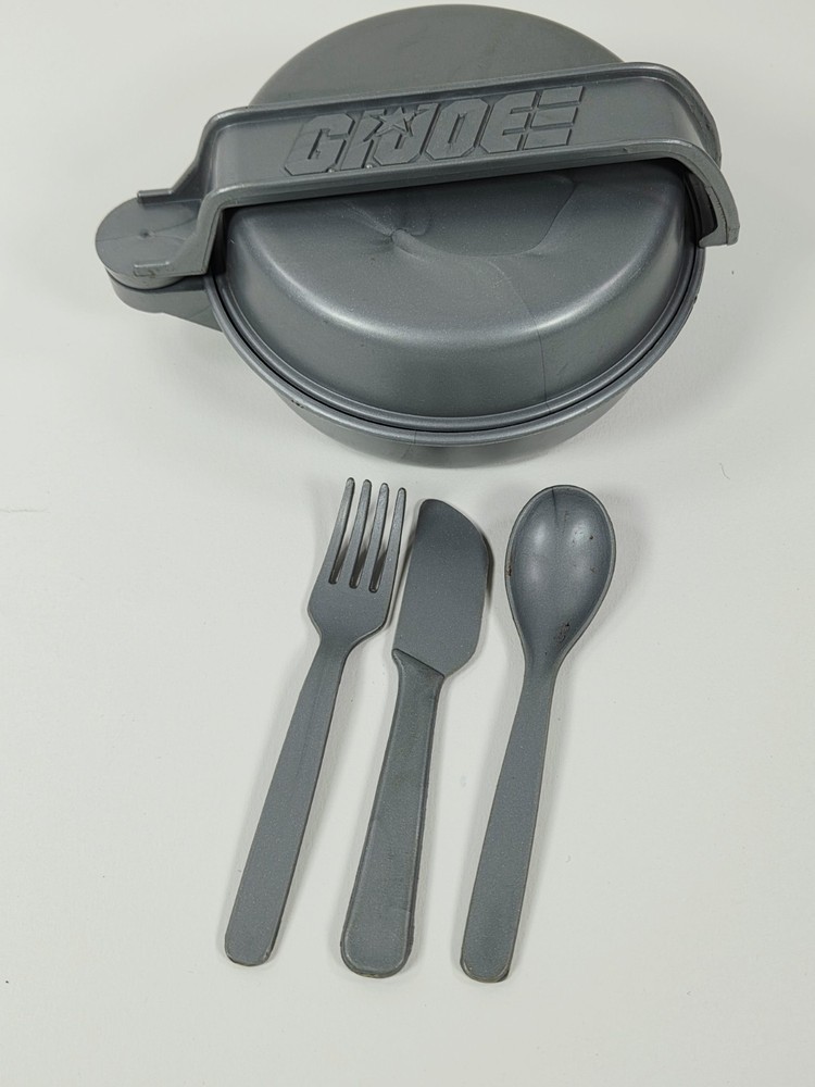 G.I Joe 1982 Mess Kit, Kid-Sized, A Real American Hero Accessory Complete Nasta