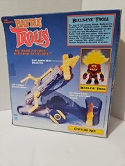 Vtg Hasbro Battle Trolls Capture Net Tree Trunk Cannon Bullseye Troll 1992