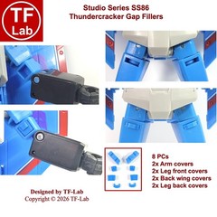 Studio Series Movie SS86 Thundercracker Upgrade Kit Gap Fillers Transformers