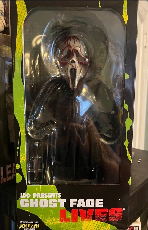 Mezco Toyz Living Dead Dolls Ghost Face Bloody Glow-in-the-Dark Exclusive