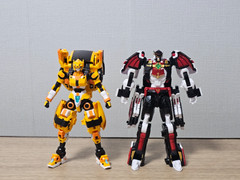 Metal Cardbot W Bloodwing Transforming Robot Action Figure Toy Korea Brand New