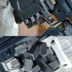 exchange hand upgrade kit set for PG Unleashed RX 78-2 model kit ABS plastic