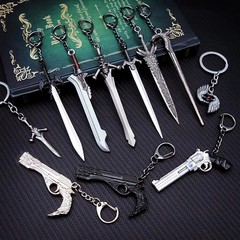 DMC Devil Dante Sword Rebellion Awakening Keychain Game Peripherals May Nero Red