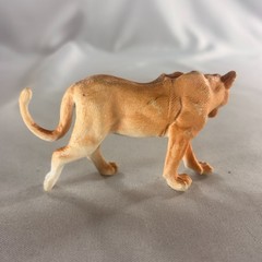 Lot of 7 Toy Animal Figures tiger lion leopard rhino dog terra brooklyn lollipop