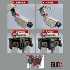 3D DIY Filler Upgrade Kit For Studio Series SS86 Megatank Accessories GO BETTER