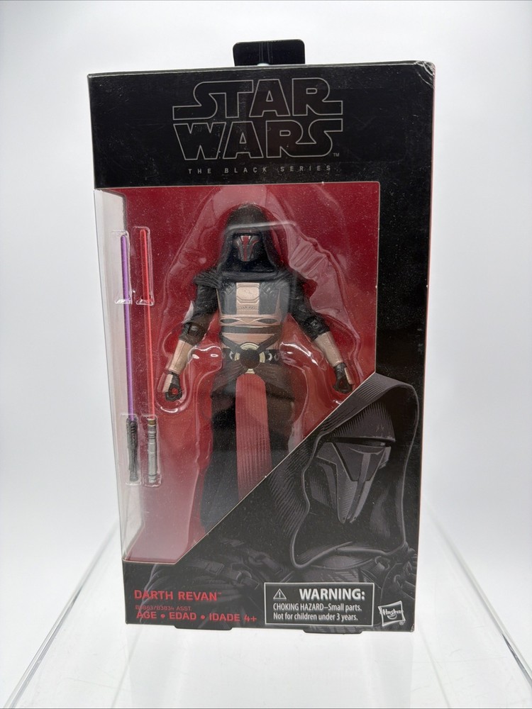 Star Wars The Black Series #34 Darth Revan 6-inch action figure by Hasbro.