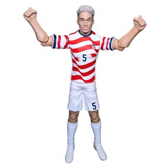 Banbo Toys SOCKERS 2026 USMNT Antonee Robinson Home Jersey 8″ Soccer Figure