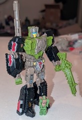 Transformers Retro HARDHEAD g1 Headmaster reissue walmart deluxe w Xtra Head