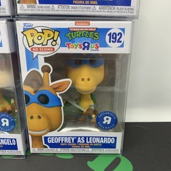 Funko Pop Toys R Us Geoffrey As TMNT Exclusive Complete Set NOT AVAILABLE IN USA
