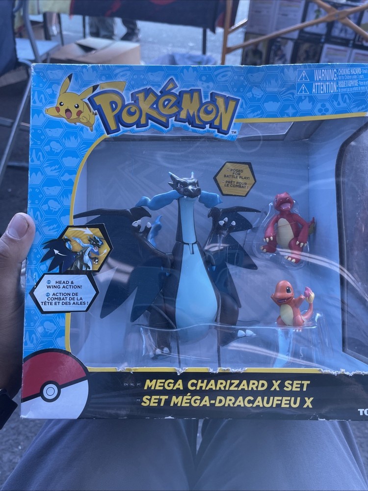 Pokemon Mega Charizard X Exclusive Figure 3-Pack Set [Charmander & Charmeleon]