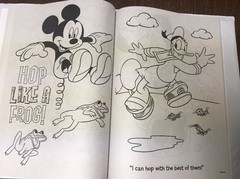 Disney Mickey & Friends My Terrific Book to Color ~Great Day 144 Pages, 30 Books