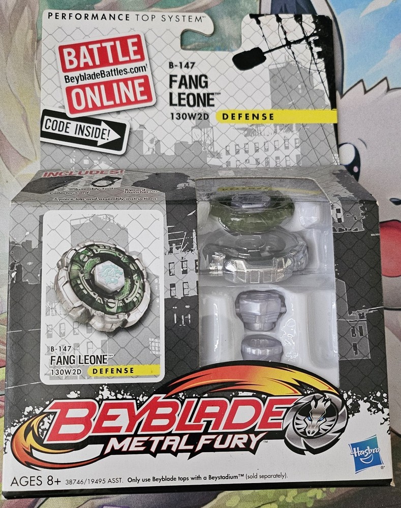 Beyblade Metal Fury – Fang Leone – 130W2D – BRAND NEW SEALED HASBRO 2011