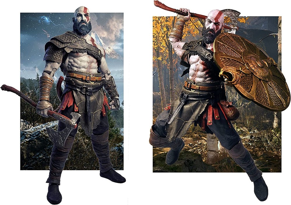 Kratos God of War (2018) 1/4 Scale Action Figure 18 inches by NECA NIB