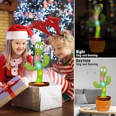 Lights and Sounds Dancing Cactus Toy – Toddler-Friendly Gift for All Occasions