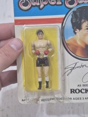 ERTL Super Stars Sylvester Stallone Rocky 3 Sealed Vintage Rare New MOC DAMAGED