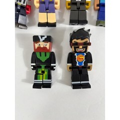Jazwares Tube Heroes Action Figures Kids OS Multicolor Lot 6