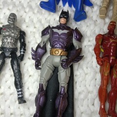 Action Figures Lot Of 13 Mixed Lot With Carrying Case