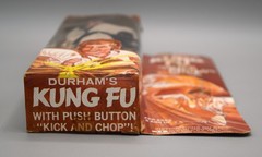 Vintage AS IS Durhams Kung Fu #3010 Push Button Kick & Chop Action Figure Doll