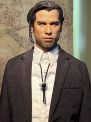 Rare Custom Mina Yu Sinag Iris John Travolta Pulp Fiction Vincent 1/6 Figure