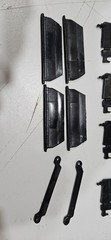 1984 Killer W.H.A.L.E. repro vertical vane set In Black Plus Missle Box Arms
