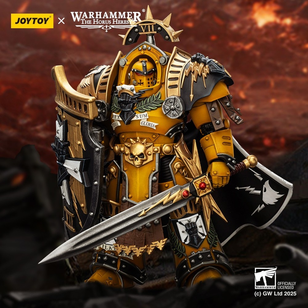 JOYTOY Warhammer 40K Imperial Fists Legion Praetor & Librarian Consul Model 1/18