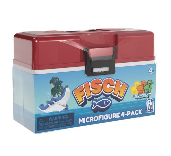 PhatMojo Fisch Collectible Micro Figure 4 Pack Tackle Box BRAND NEW Sealed