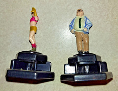 SNL Trivial Pursuit – 8 Game Tokens Miniature Figures – Saturday Night Live NEW