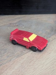 1985 Tonka GoBots Red Sports Car Transformer Figure Japan Vintage Robot Vehicle
