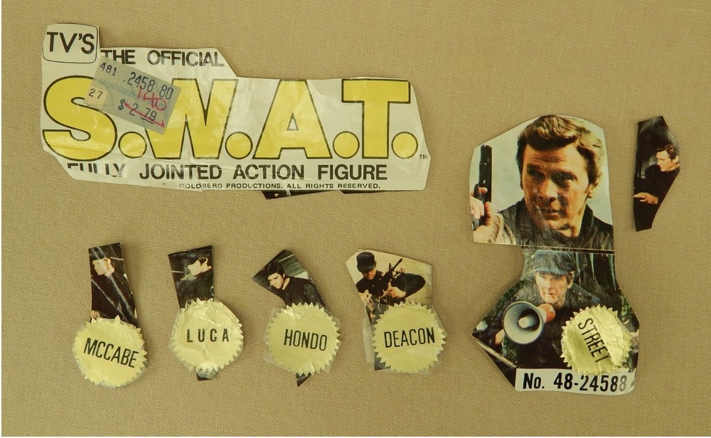 Vintage 1975 LJN S.W.A.T. SWAT #6850 Action Figure Packaging Parts C5