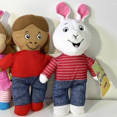 Arthur PBS Kids Plush Lot of 4 Arthur DW Francine Buster 9” Stuffed Animals NWT