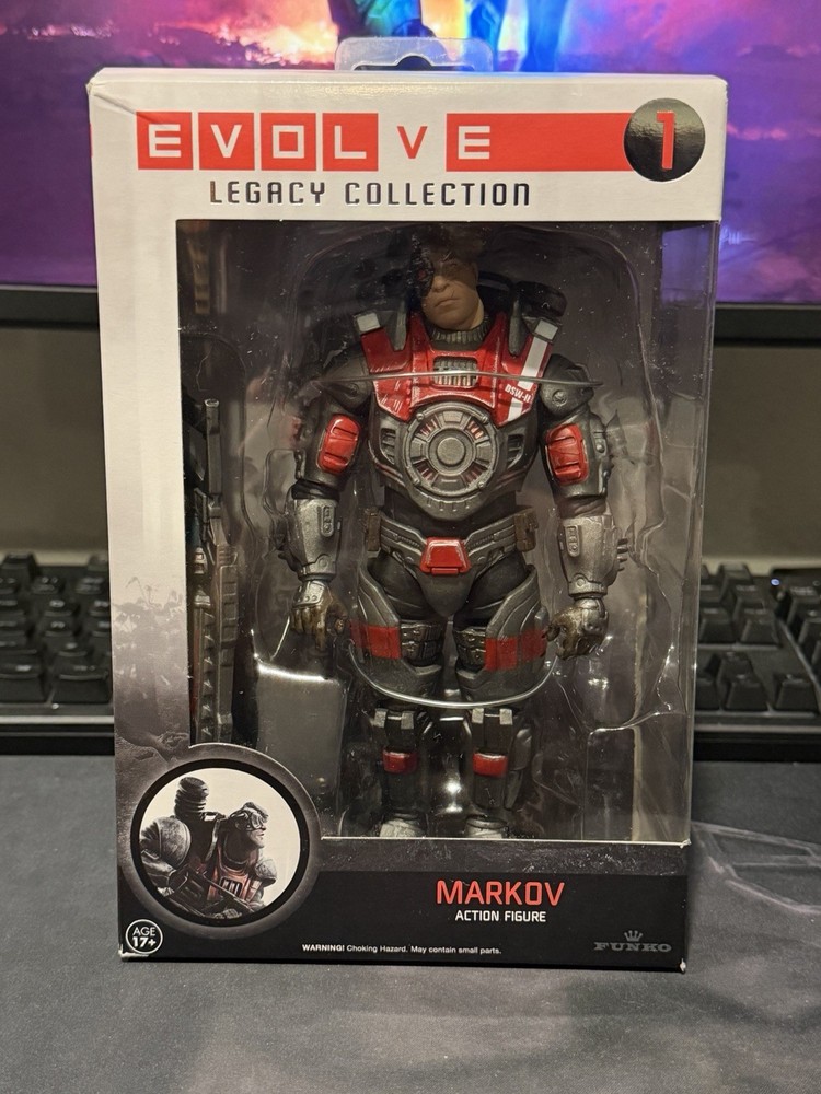 Evolve Funko Legacy 6″ Action Figure Markov New In Box Action Figure 1/12