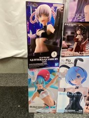 Popular Japanese beautiful girl figure set 7 pieces New Bunny girl JAPAN