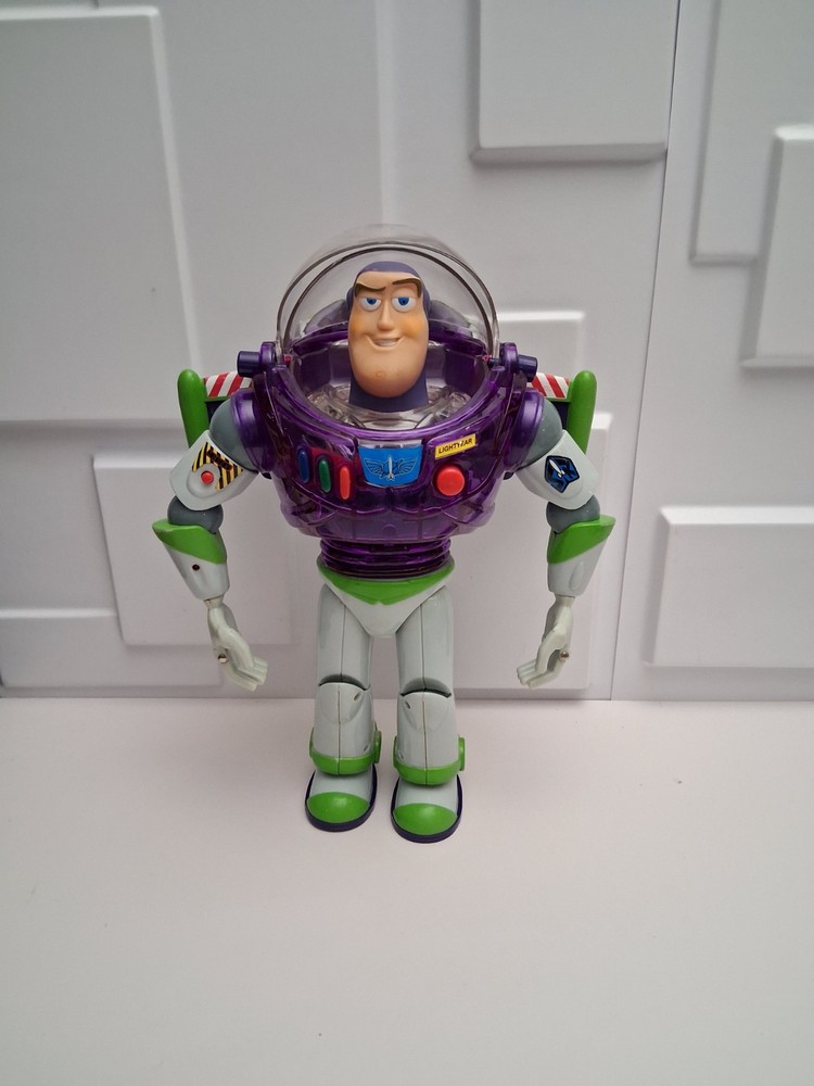 Disney Pixar Toy Story Interstellar Buzz Lightyear Talking Rare Purple READ DESC