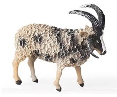 Jacob Sheep Toy Action Figure Small Animal Figurine Doll Gift for Kids