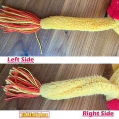 VTG 1985 Fraggle Rock Red 14in Plush Toy Doll Jim Henson Hasbro Softies