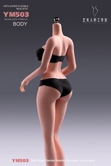 USA 1/6 Yi Ji Silicone Woman Action Figure Body YM503 Pale Suntan Tan Skin Toys
