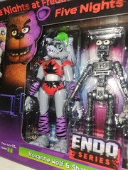 NEW FNAF Endo Series Collector Figures 3 Sets Roxanne, Freddy, Glamrock Chica